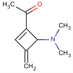 Ethanone, 1-[4-(dimethylamino)-3-methylene-1-cyclobuten-1-yl]-(9ci) Structure,88830-16-4Structure