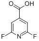 2,6-Difluoro-4-pyridinecarboxylic acid Structure,88912-23-6Structure