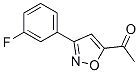 5-乙酰基-3(3-氟苯基)-异噁唑结构式_889938-99-2结构式