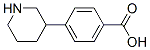 3-(4-Carboxyphenyl)piperidine Structure,889942-43-2Structure