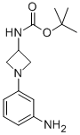 [1-(3-氨基-苯基)-氮杂啶-3-基]-氨基甲酸叔丁酯结构式_889948-07-6结构式