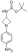 [1-(4-氨基-苯基)-氮杂啶-3-基]-氨基甲酸叔丁酯结构式_889948-10-1结构式