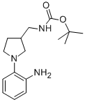 [1-(2-Amino-phenyl)-pyrrolidin-3-ylmethyl]-carbamicacidtert-butylester Structure,889948-48-5Structure