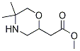 Methyl2-(5,5-dimethylmorpholin-2-yl)acetate Structure,889955-22-0Structure