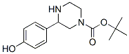 3-(4-Hydroxy-phenyl)-piperazine-1-carboxylic acid tert-butyl ester Structure,889956-81-4Structure