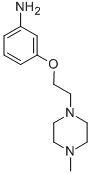 3-[2-(4-Methyl-1-piperazinyl)ethoxy]benzenamine Structure,890652-00-3Structure