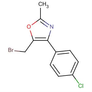 5-Bromomethyl-4-(4-chlorophenyl)-2-methyloxazole Structure,89150-07-2Structure