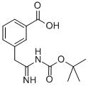 3-(2-叔丁氧基羰基氨基-2-亚氨基-乙基)-苯甲酸结构式_891782-64-2结构式