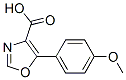 5-(4-Methoxyphenyl)oxazole-4-carboxylic acid Structure,89205-07-2Structure