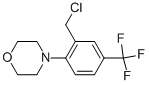 4-[2-(Chloromethyl)-4-(trifluoromethyl)phenyl]morpholine Structure,892502-15-7Structure