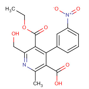 5-(Ethoxycarbonyl)-2-(hydroxymethyl-6-methyl-4-(3-nitrophenyl)nicotinic acid Structure,89267-43-6Structure