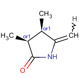 顺式-(9ci)-3,4-二甲基-5-亚甲基-2-吡咯烷酮结构式_89267-85-6结构式