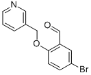 5-Bromo-2-(pyridin-3-ylmethoxy)benzaldehyde Structure,892873-56-2Structure