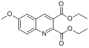 6-Methoxyquinoline-2,3-dicarboxylic acid diethyl ester Structure,892874-83-8Structure