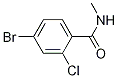 4-Bromo-2-chloro-n-methylbenzamide Structure,893420-23-0Structure