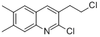 2-Chloro-3-(2-chloroethyl)-6,7-dimethylquinoline Structure,893724-61-3Structure