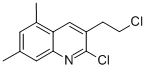 2-Chloro-3-(2-chloroethyl)-5,7-dimethylquinoline Structure,893724-64-6Structure