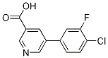 5-(4-Chloro-3-fluorophenyl)pyridine-3-carboxylic acid Structure,893740-56-2Structure