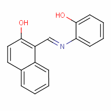 2-Naphthalenol,1-[[(2-hydroxyphenyl)imino]methyl]- Structure,894-93-9Structure