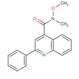 N-methoxy-n-methyl-2-phenylquinoline-4-carboxamide Structure,894789-64-1Structure