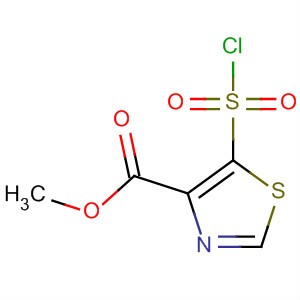 Methyl 5-(chlorosulfonyl)thiazole-4-carboxylate Structure,89502-07-8Structure