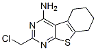 2-氯甲基-5,6,7,8-四氢[1]苯并噻吩并[2,3-d]嘧啶-4-胺结构式_89567-04-4结构式