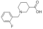 1-(2-Fluorobenzyl)piperidine-3-carboxylic acid Structure,896046-65-4Structure