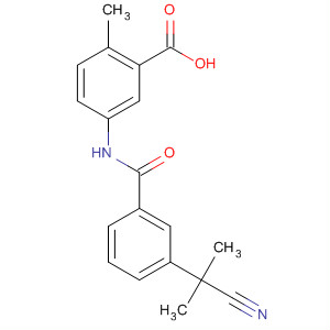 5-(3-(2-Cyanopropan-2-yl)benzamido)-2-methylbenzoic acid Structure,896160-38-6Structure