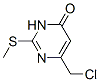 6-(Chloromethyl)-2-(methylthio)pyrimidin-4(3h)-one Structure,89639-37-2Structure