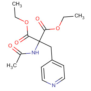 2-乙酰基氨基-2-吡啶-4-甲基-丙二酸二乙酯结构式_89662-45-3结构式