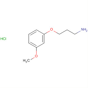 3-(3-Methoxyphenoxy)-1-propanamine hydrochloride (1:1) Structure,89718-96-7Structure