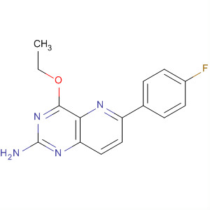 2-氨基-4-乙氧基-6-(4-氟苯基)-吡啶并[3,2-d]嘧啶结构式_897362-24-2结构式