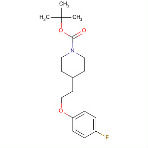 Tert-butyl 4-[2-(4-fluorophenoxy)ethyl]piperidine-1-carboxylate Structure,897666-34-1Structure