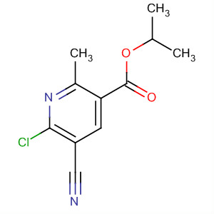 Isopropyl 6-chloro-3-cyano-2-methylnicotinate Structure,898227-65-1Structure