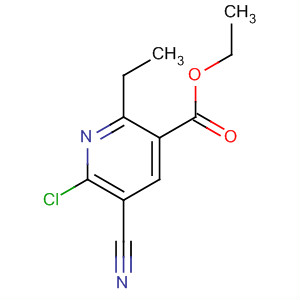 Ethyl 6-chloro-5-cyano-2-ethylnicotinate Structure,898227-76-4Structure