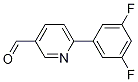 6-(3,5-Difluorophenyl)-3-pyridinecarboxaldehyde Structure,898404-56-3Structure