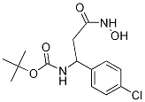 3-(Boc-氨基)-3-(4-氯苯基)-n-羟基丙酰胺结构式_898404-71-2结构式