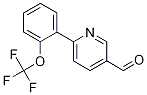 6-[2-(Trifluoromethoxy)phenyl]-3-pyridinecarbaldehyde Structure,898405-31-7Structure