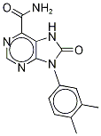 9-(3,4-Dimethylphenyl)-8,9-dihydro-8-oxo-7h-purine-6-carboxamide Structure,898447-01-3Structure