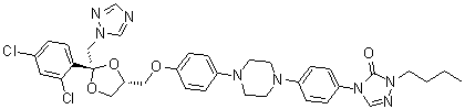 Butyl itraconazole Structure,89848-51-1Structure