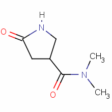 N,n-dimethyl-5-pyrrolidinone-3-carboxamide Structure,89851-99-0Structure