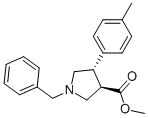 (3R,4s)-methyl 1-benzyl-4-p-tolylpyrrolidine-3-carboxylate Structure,898547-79-0Structure