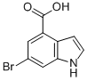 6-Bromo-4-indolecarboxylicacid Structure,898746-91-3Structure