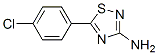 5-(4-Chlorophenyl)-1,2,4-thiadiazol-3-amine Structure,89894-30-4Structure