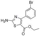 Ethyl-2-amino-4-(3-bromophenyl)1,3-thiazole-5-carboxylate Structure,899352-50-2Structure