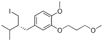 Benzene, 4-[2-(iodomethyl)-3-methylbutyl]-1-methoxy-2-(3-methoxypropoxy)-, (r)- Structure,900811-38-3Structure