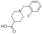 1-(2-Fluorobenzyl)piperidine-4-carboxylic acid Structure,901313-43-7Structure