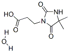 3-(4,4-二甲基-2,5-二氧代-1-咪唑)丙酸水合物结构式_90197-83-4结构式