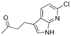 4-(6-氯-1H-吡咯并[2,3-B]吡啶-3-基)-2-丁酮结构式_902134-77-4结构式