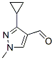 3-Cyclopropyl-1-methyl-1H-pyrazole-4-carbaldehyde Structure,902837-67-6Structure